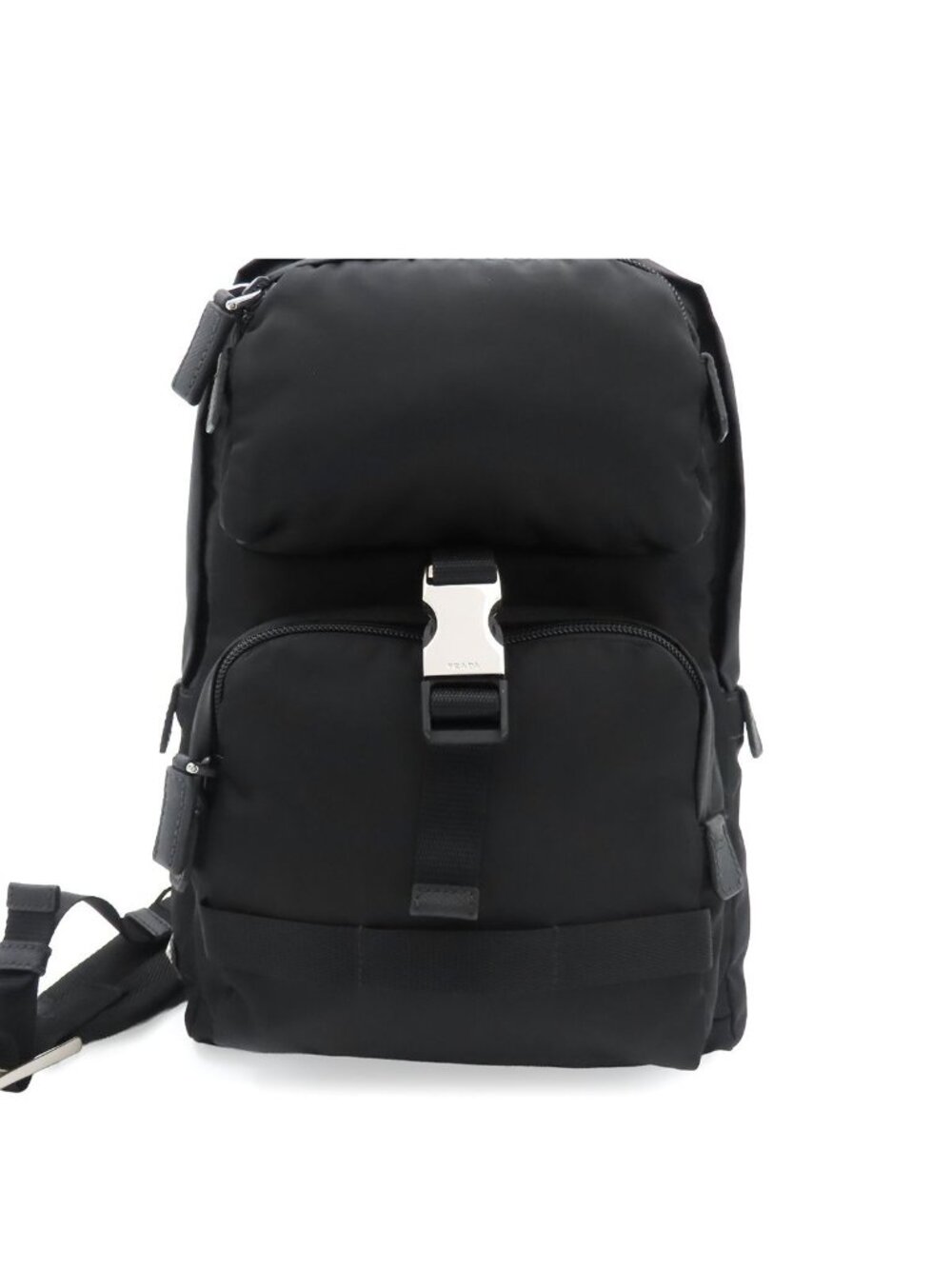 Prada Belt Bag Nero Black Tessuto Saffiano Nylon Triangle Logo